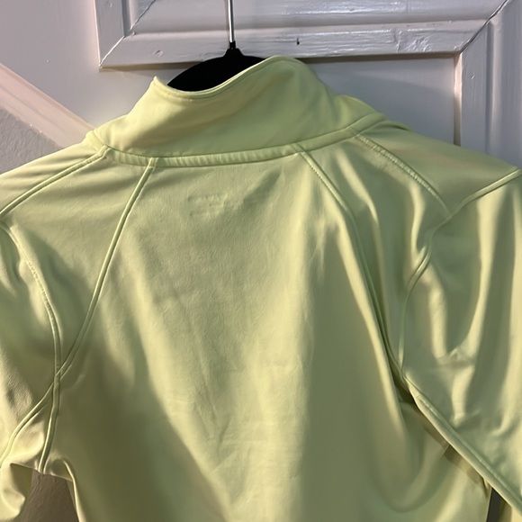 Under Armour colorgear Women's Neon Yellow Long Sleeve pullover - Picture 8 of 11
